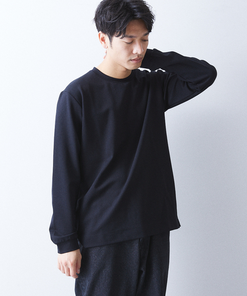 417 EDIFICE(フォーワンセブンエディフィス)の「【Made in Japan】ポンチクルーネック(Tシャツ/カットソー・メンズ・チャコールグレー/ブラック/ピンク系その他/ホワイト/ベージュ系その他/ベージュ/ブルー系その他・SMALL/MEDIUM/LARGE/X-LARGE)」の15枚目の写真