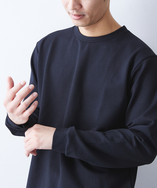 417 EDIFICE(フォーワンセブンエディフィス)の「【Made in Japan】ポンチクルーネック(Tシャツ/カットソー・メンズ・チャコールグレー/ブラック/ピンク系その他/ホワイト/ベージュ系その他/ベージュ/ブルー系その他・SMALL/MEDIUM/LARGE/X-LARGE)」の18枚目の写真