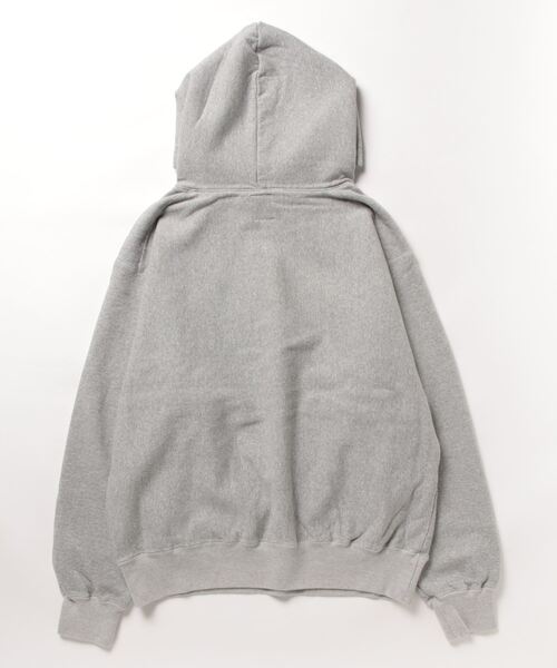 GYPSY&SONS（ジプシーアンドサンズ）の「80 SWEAT PARKA PT college　ハチマルスウェットパーカー　プリントカレッジ（パーカー・メンズ・ネイビー/アッシュグレー/グリーン・MEDIUM/LARGE/SMALL/X-LARGE）」の4枚目の写真