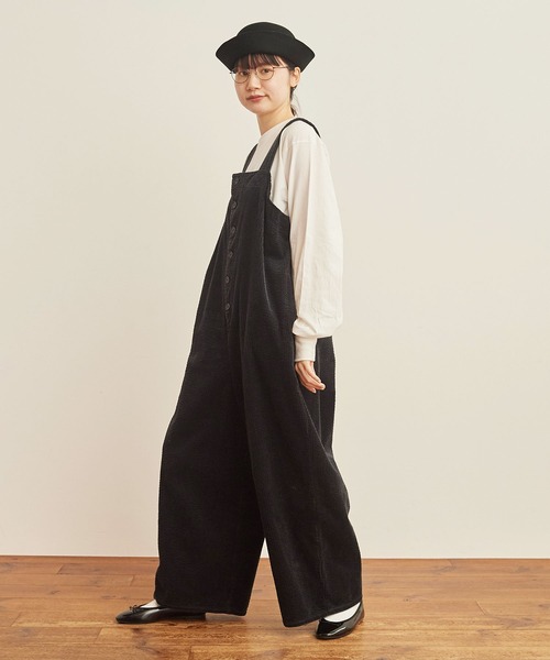 fig London（フィグロンドン）の「puff corduroy salopette
