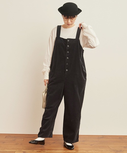 fig London（フィグロンドン）の「puff corduroy salopette