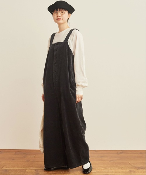 fig London（フィグロンドン）の「puff corduroy salopette