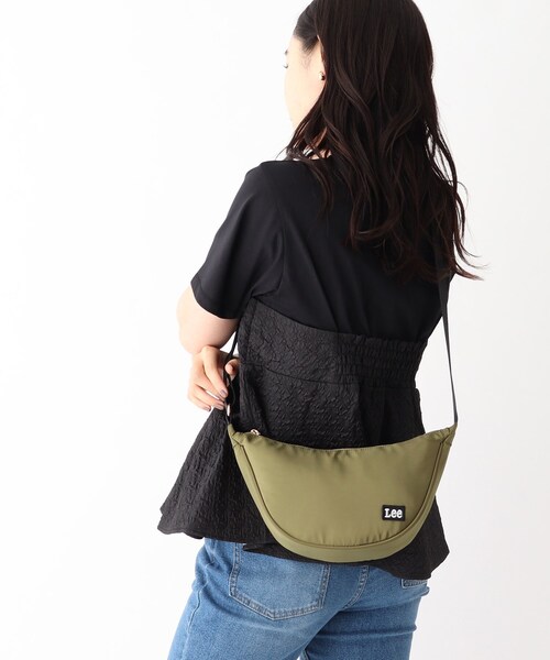 Lee（リー）の「◆【コラボ商品】Lee × OPAQUE. CLIP ミニショルダー（ショルダーバッグ・レディース・ブラック/ベージュ/ライトグレー/カーキ・00）」の4枚目の写真