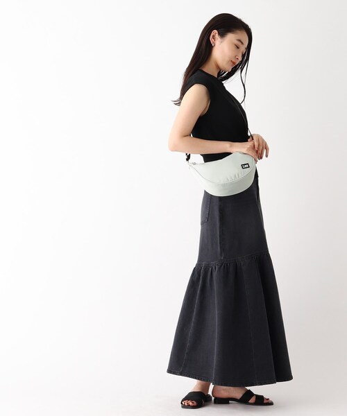 Lee（リー）の「◆【コラボ商品】Lee × OPAQUE. CLIP ミニショルダー（ショルダーバッグ・レディース・ブラック/ベージュ/ライトグレー/カーキ・00）」の6枚目の写真