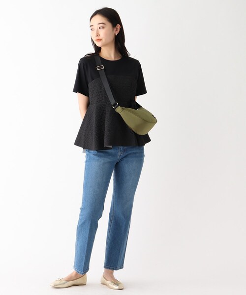 Lee（リー）の「◆【コラボ商品】Lee × OPAQUE. CLIP ミニショルダー（ショルダーバッグ・レディース・ブラック/ベージュ/ライトグレー/カーキ・00）」の13枚目の写真