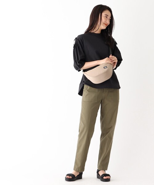 Lee（リー）の「◆【コラボ商品】Lee × OPAQUE. CLIP ミニショルダー（ショルダーバッグ・レディース・ブラック/ベージュ/ライトグレー/カーキ・00）」の16枚目の写真