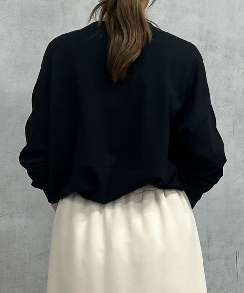 un dix cors(アンディコール)の「petale長袖カットソー(Tシャツ/カットソー・レディース・ホワイト/ブラック/ボルドー・FREE)」の20枚目の写真