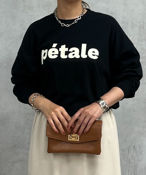 un dix cors(アンディコール)の「petale長袖カットソー(Tシャツ/カットソー・レディース・ホワイト/ブラック/ボルドー・FREE)」の17枚目の写真