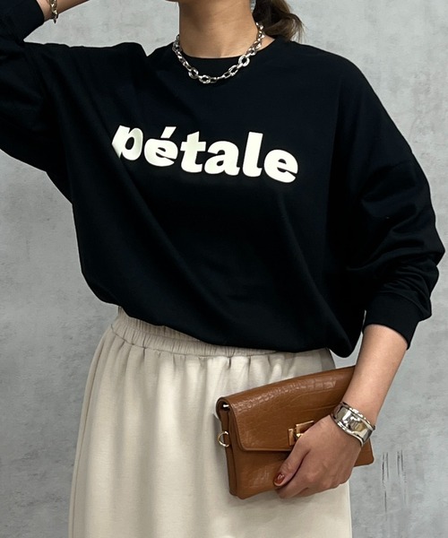 un dix cors(アンディコール)の「petale長袖カットソー(Tシャツ/カットソー・レディース・ホワイト/ブラック/ボルドー・FREE)」の18枚目の写真