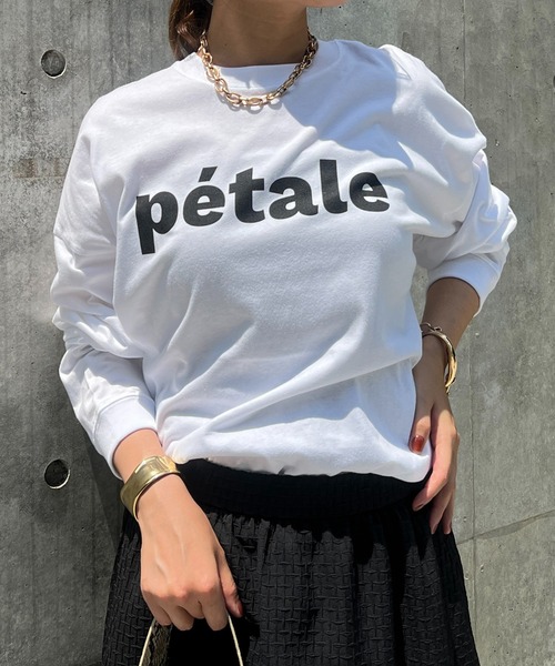 un dix cors(アンディコール)の「petale長袖カットソー(Tシャツ/カットソー・レディース・ホワイト/ブラック/ボルドー・FREE)」の10枚目の写真