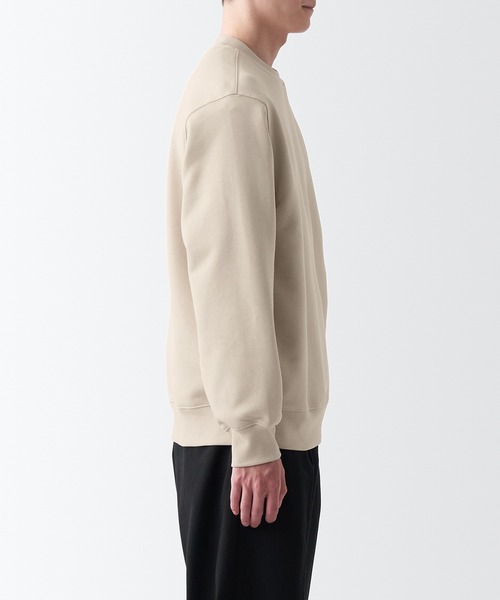 無印良品（ムジルシリョウヒン）の「スウェットシャツ（スウェット・メンズ・ブルー系1/レンガ/グリーン/ダークブラウン/キャメル/アイボリー/グレー/ブラック・S/XL/XXL/L/XS/M）」の10枚目の写真