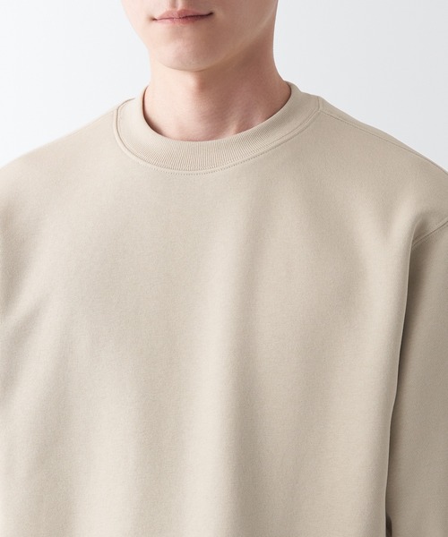 無印良品（ムジルシリョウヒン）の「スウェットシャツ（スウェット・メンズ・ブルー系1/レンガ/グリーン/ダークブラウン/キャメル/アイボリー/グレー/ブラック・S/XL/XXL/L/XS/M）」の12枚目の写真