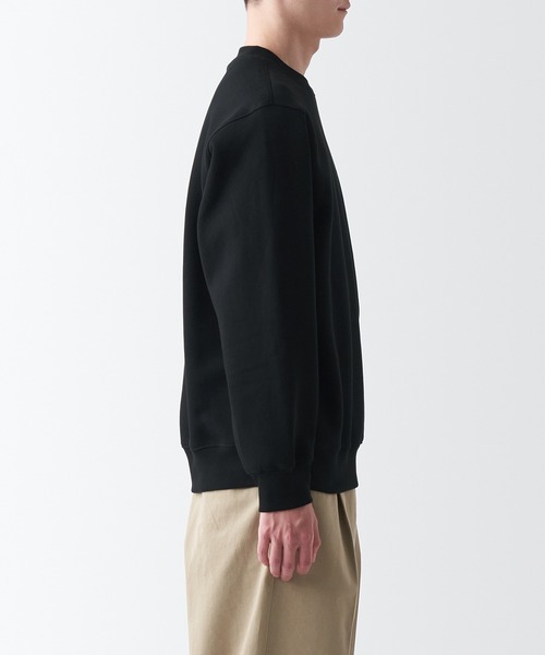 無印良品（ムジルシリョウヒン）の「スウェットシャツ（スウェット・メンズ・ブルー系1/レンガ/グリーン/ダークブラウン/キャメル/アイボリー/グレー/ブラック・S/XL/XXL/L/XS/M）」の16枚目の写真