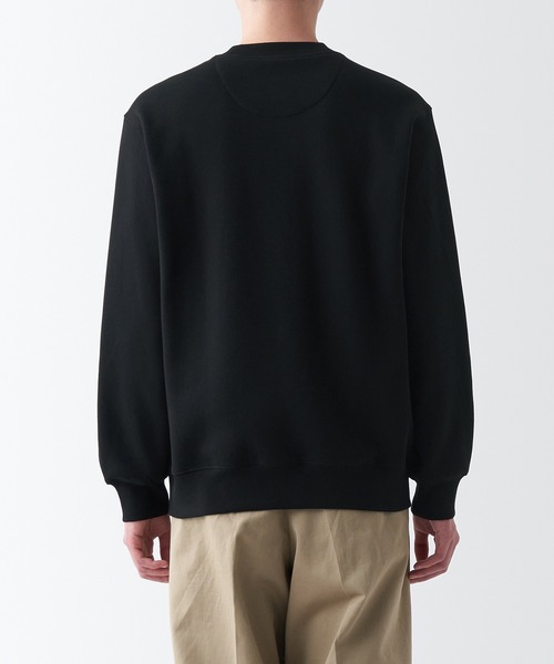 無印良品（ムジルシリョウヒン）の「スウェットシャツ（スウェット・メンズ・ブルー系1/レンガ/グリーン/ダークブラウン/キャメル/アイボリー/グレー/ブラック・S/XL/XXL/L/XS/M）」の17枚目の写真