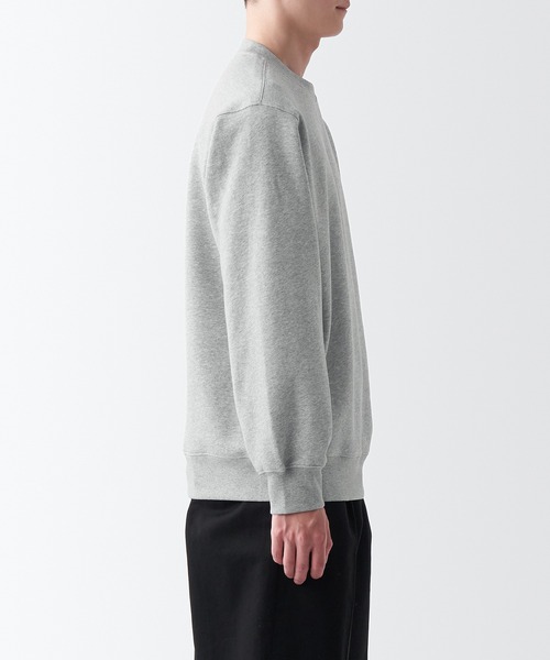 無印良品（ムジルシリョウヒン）の「スウェットシャツ（スウェット・メンズ・ブルー系1/レンガ/グリーン/ダークブラウン/キャメル/アイボリー/グレー/ブラック・S/XL/XXL/L/XS/M）」の22枚目の写真