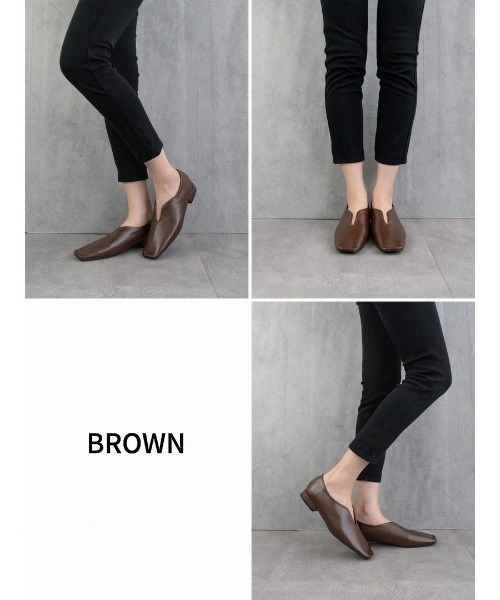 Fabby fabby(ファビィーファビィー)の「スクエアスリットパンプス(パンプス・レディース・ベージュ/ブラウン/ブラック/シルバー/ゴールド/オフホワイト・LARGE/MEDIUM/SMALL)」の14枚目の写真