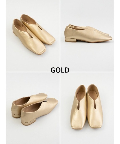 Fabby fabby(ファビィーファビィー)の「スクエアスリットパンプス(パンプス・レディース・ベージュ/ブラウン/ブラック/シルバー/ゴールド/オフホワイト・LARGE/MEDIUM/SMALL)」の21枚目の写真