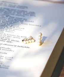 itam（アイタム）の「【itam】アイタム/ 4連パールノンホールピアス/ 金属アレルギー対応イヤリング（イヤリング）」