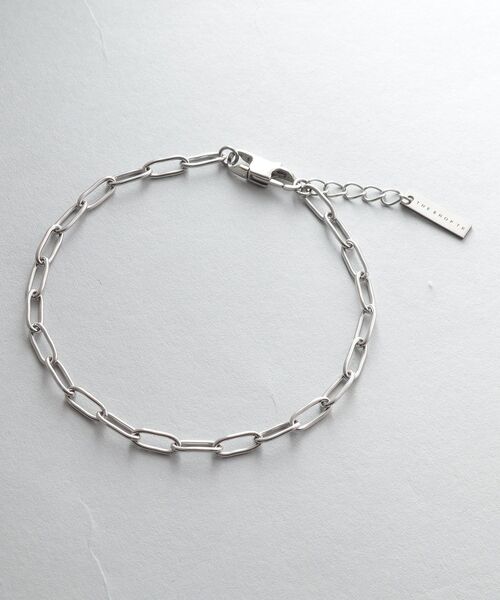 THE SHOP TK (ザ ショップ ティーケー )の「◆ステンレスチェーンブレスレット(ブレスレット・メンズ・シルバー・00)」の2枚目の写真