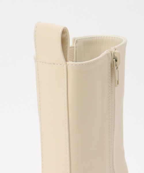 notch.（ノッチ）の「サイドゴアブーツ（ブーツ・レディース・オフホワイト/ブラック・L/M）」の9枚目の写真