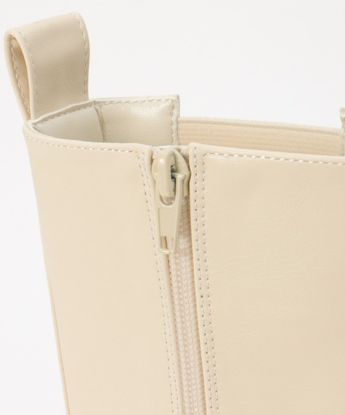 notch.（ノッチ）の「サイドゴアブーツ（ブーツ・レディース・オフホワイト/ブラック・L/M）」の10枚目の写真