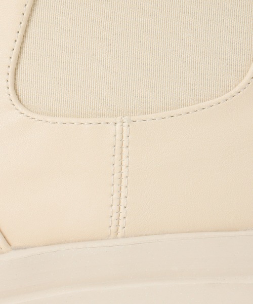 notch.（ノッチ）の「サイドゴアブーツ（ブーツ・レディース・オフホワイト/ブラック・L/M）」の11枚目の写真