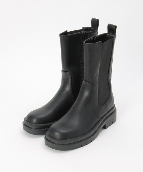 notch.（ノッチ）の「サイドゴアブーツ（ブーツ・レディース・オフホワイト/ブラック・L/M）」の16枚目の写真