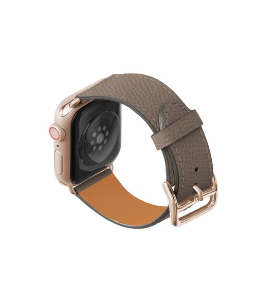 BONAVENTURA（ボナベンチュラ）の「ノービレ Apple Watch レザーバンド【38mm/40mm/41mm/42mm, S/Mサイズ】 (アダプター：ゴールド)（デジタル腕時計・レディース・ベージュ系その他/ホワイト/ブラウン/ネイビー/ブラック/ライトピンク・FREE）」の10枚目の写真
