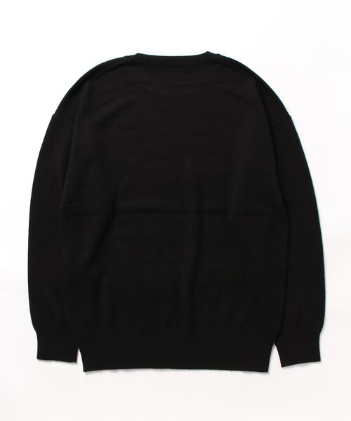 HELIOPOLE（エリオポール）の「INTARSIA LOGO KNIT（ニット/セーター・レディース・アイボリー/ブラック・38）」の3枚目の写真