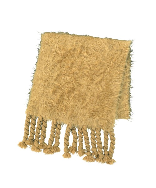 ZUCCa(ズッカ)の「フリンジストール / ストール / (O)(ストール/ショール・レディース・ライトブラウン/ダークパープル/ライトグレー/グレー・FREE)」の16枚目の写真