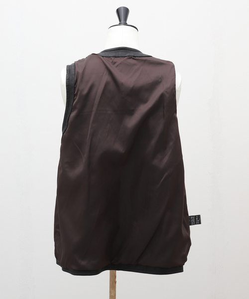 EDIFICE(エディフィス)の「シープベジレザー ベスト(その他アウター・メンズ・ブラック・FREE)」の13枚目の写真