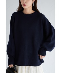 &. NOSTALGIA | 【ZOZO限定】サイドスリットもちもちニットプルオーバー(ニット/セーター)