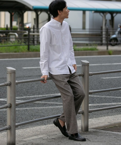 URBAN RESEARCH ROSSO MEN(アーバンリサーチロッソメン)の「ウールツイードパンツ(スラックス・メンズ・ブラック/チャコールグレー/ブラウン・MEDIUM/LARGE)」の4枚目の写真