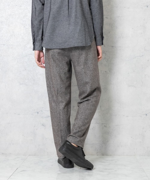 URBAN RESEARCH ROSSO MEN(アーバンリサーチロッソメン)の「ウールツイードパンツ(スラックス・メンズ・ブラック/チャコールグレー/ブラウン・MEDIUM/LARGE)」の10枚目の写真
