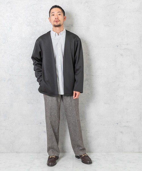 URBAN RESEARCH ROSSO MEN(アーバンリサーチロッソメン)の「ウールツイードパンツ(スラックス・メンズ・ブラック/チャコールグレー/ブラウン・MEDIUM/LARGE)」の14枚目の写真