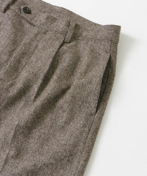 URBAN RESEARCH ROSSO MEN(アーバンリサーチロッソメン)の「ウールツイードパンツ(スラックス・メンズ・ブラック/チャコールグレー/ブラウン・MEDIUM/LARGE)」の19枚目の写真