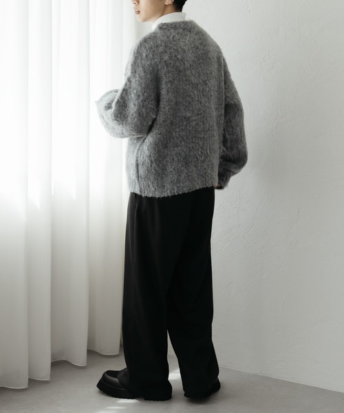 epnok(エプノック)の「モヘアライクルーズニット(ニット/セーター・メンズ・ブルー/マスタード/グレー・MEDIUM/SMALL/LARGE)」の9枚目の写真