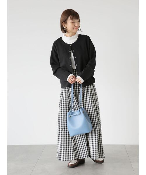 Lugnoncure(ルノンキュール)の「ジャカードハイネックインナー(Tシャツ/カットソー・レディース・ブラック/イエロー/オフホワイト/キナリ・F)」の9枚目の写真