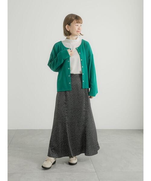 Lugnoncure(ルノンキュール)の「ジャカードハイネックインナー(Tシャツ/カットソー・レディース・ブラック/イエロー/オフホワイト/キナリ・F)」の14枚目の写真