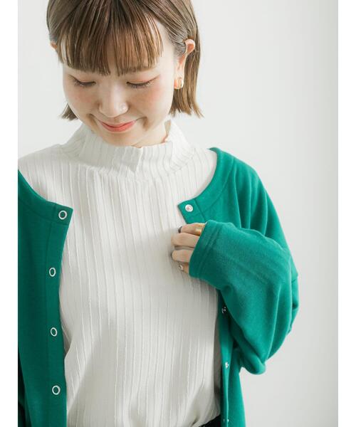 Lugnoncure(ルノンキュール)の「ジャカードハイネックインナー(Tシャツ/カットソー・レディース・ブラック/イエロー/オフホワイト/キナリ・F)」の16枚目の写真