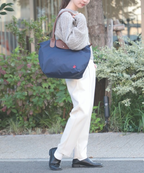 BEVERLY HILLS POLO CLUB（ビバリーヒルズポロクラブ）の「【BEVERLY HILLS POLO CLUB】新色追加！《別注》ナイロンPUハンドルトート 大 A4サイズ収納可能 PC 通勤 通学 ビジネスバッグ（トートバッグ・レディース・ネイビー/ブラック/グレー/ベージュ/ブラック系その他2/グレー系その他2・FREE）」の17枚目の写真