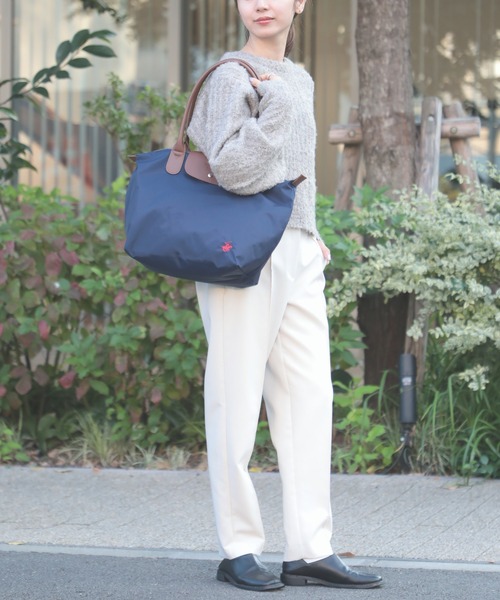 BEVERLY HILLS POLO CLUB（ビバリーヒルズポロクラブ）の「【BEVERLY HILLS POLO CLUB】新色追加！《別注》ナイロンPUハンドルトート 大 A4サイズ収納可能 PC 通勤 通学 ビジネスバッグ（トートバッグ・レディース・ネイビー/ブラック/グレー/ベージュ/ブラック系その他2/グレー系その他2・FREE）」の18枚目の写真