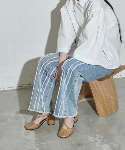 足袋ストラップパンプス（メタリック/マット）（パンプス）｜THE YOn（ザヨン）