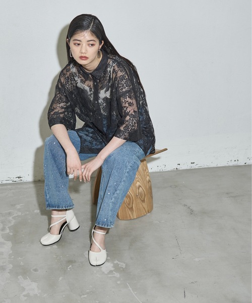 足袋ストラップパンプス（メタリック/マット）（パンプス）｜THE YOn（ザヨン）