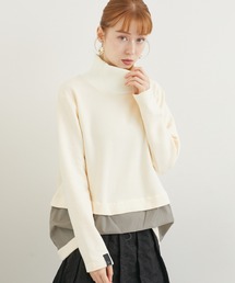 １％　裏毛コンビトップス