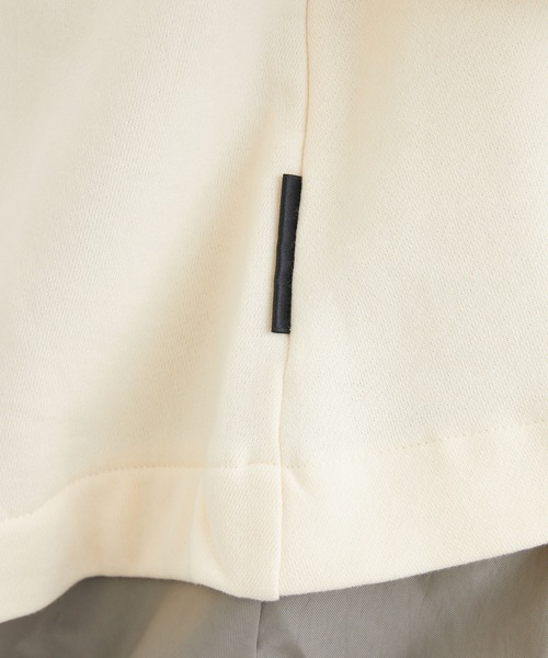 1％（イチ パーセント）の「１％　裏毛コンビトップス（Tシャツ/カットソー・レディース・アイボリー/ブラック・FREE）」の21枚目の写真