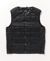 TAION(�^�C�I��)��BASIC CREWNECK BUTTON INNER DOWN VEST�@004(�_�E���x�X�g)