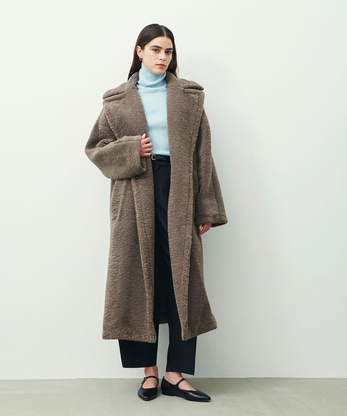 N.O.R.C（ノーク）の「ボアテーラーカラーロングコート（その他