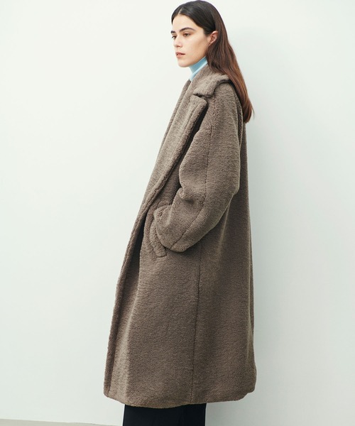 N.O.R.C（ノーク）の「ボアテーラーカラーロングコート（その他