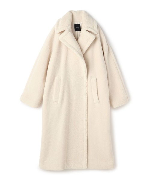 【美品】N.O.R.C by the line ボアロングコート　ノーク　S 2026年最新】ノーク norc ボアの人気アイテム - メルカリ